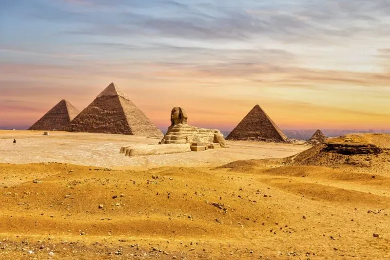 Pyramids, Riding Camel