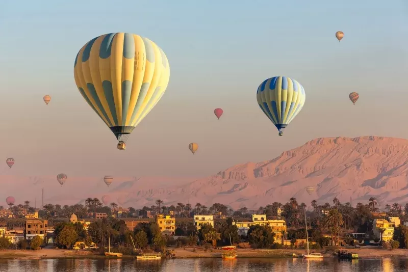 Aswan City, Hot Air Ballons