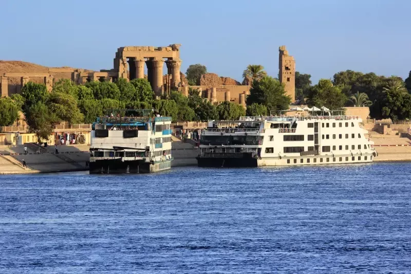 Philae Temple, Aswan and Nile River