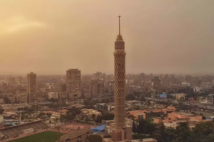 Torre del Cairo, attrazione turistica con ristorante girevole e panorama Torre del Cairo, attrazione turistica con ristorante girevole e panorama