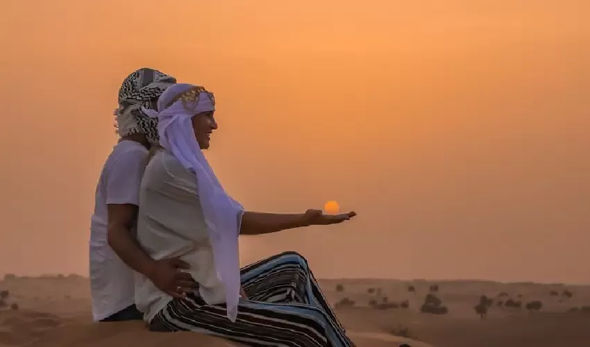 Desert Excursion Abu Dhabi: dune bashing & Bedouin camp fun