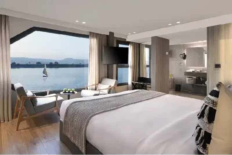 Historia Nile Cruise Royal Suite luxury interior