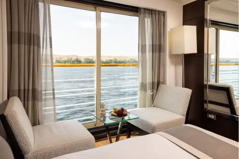 Best Nile Cruise cabina with Nile views between Luxor and Aswan