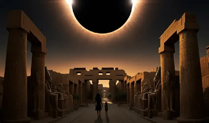 Eclissi Luxor 2027 tra i templi millenari di Luxor