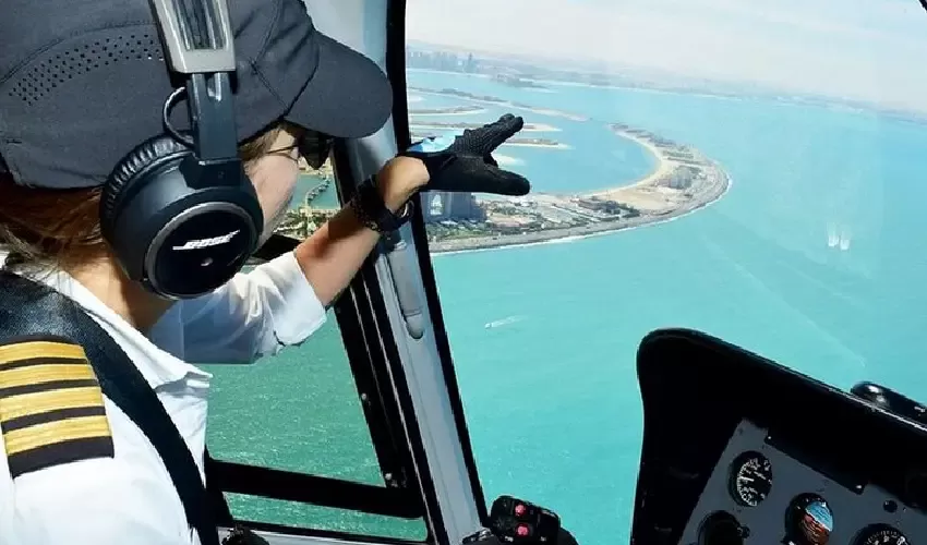 Helicopter ride dubai – breathtaking views from the sky