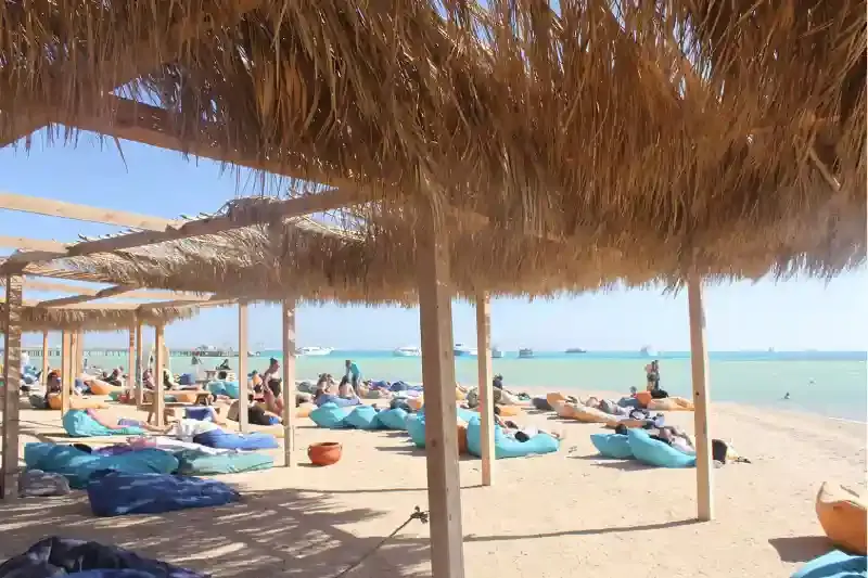Vista Panoramica dell’isola di Orange Bay da Hurghada