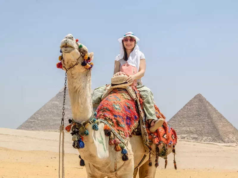 Cairo Day Trip from Hurghada, Camel Ride