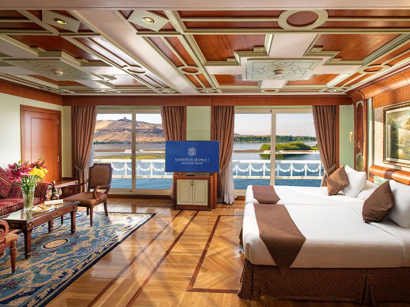 Sonesta Saint George Nile Cruise – Presidential Suite Luxury