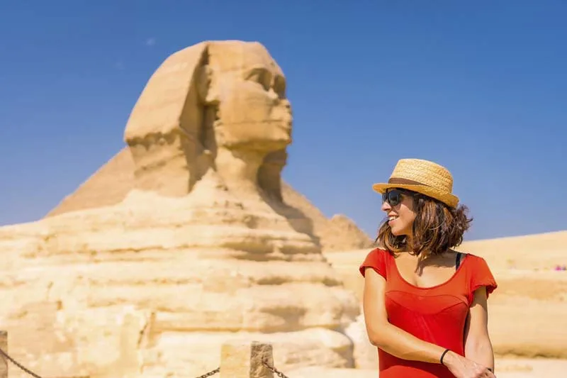 Vacanza al Cairo: Sfinge con panorami desertici