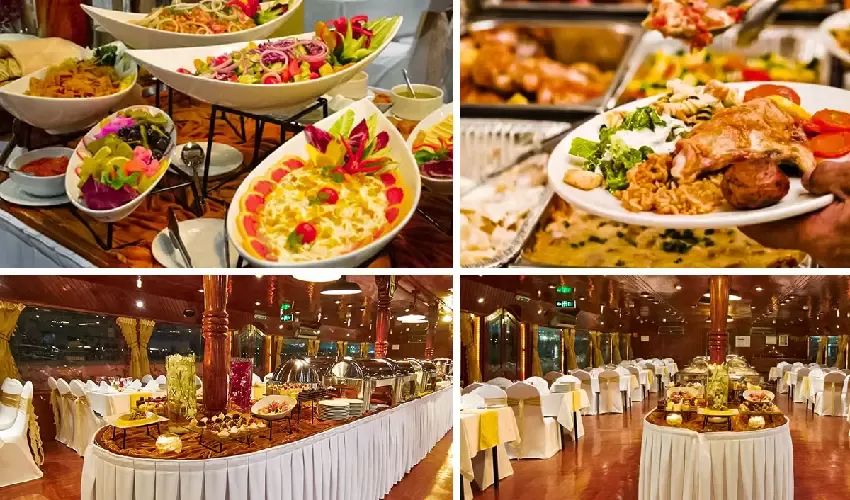 Dubai creek dinner cruise – enjoy buffet and Tanoura show