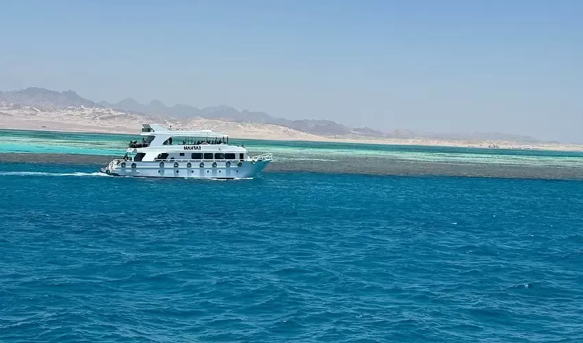 Escursione Isola Bianca Sharm tour in yacht
