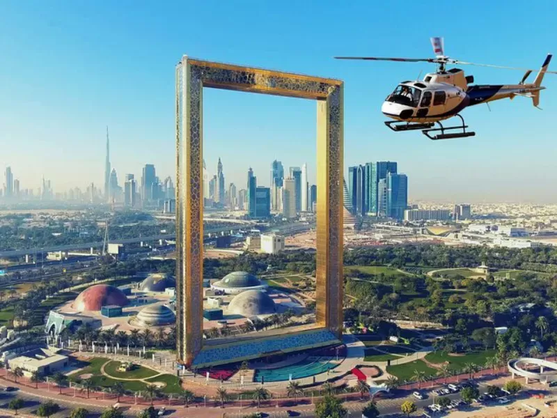 Helicopter ride dubai – fly over Burj Khalifa & Palm