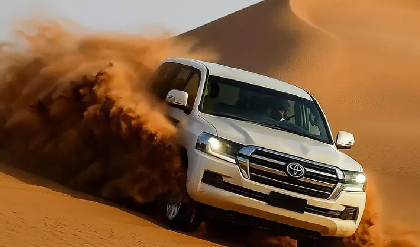 Desert Excursion Abu Dhabi: 4x4 dune bashing excitement