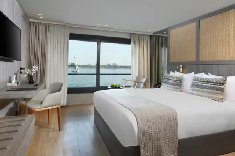 Historia Nile Cruise luxury cabins and elegant interiors