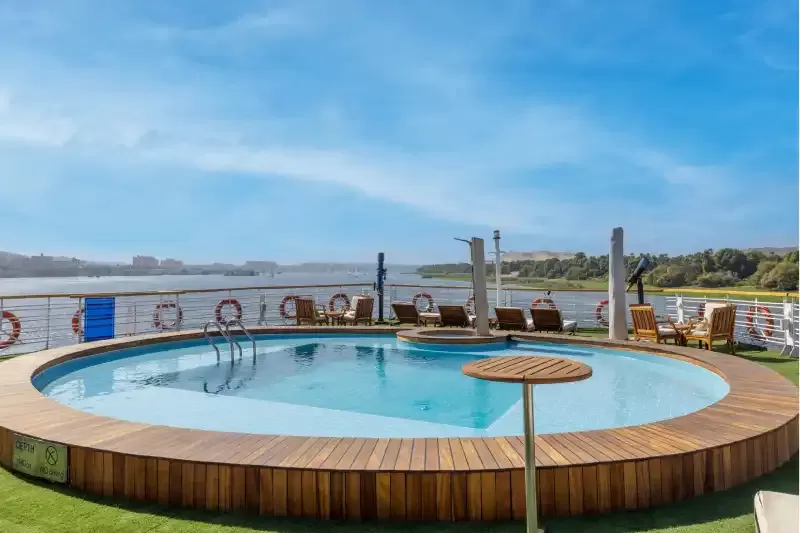Best Nile Cruise pool – relax under the Egyptian sun